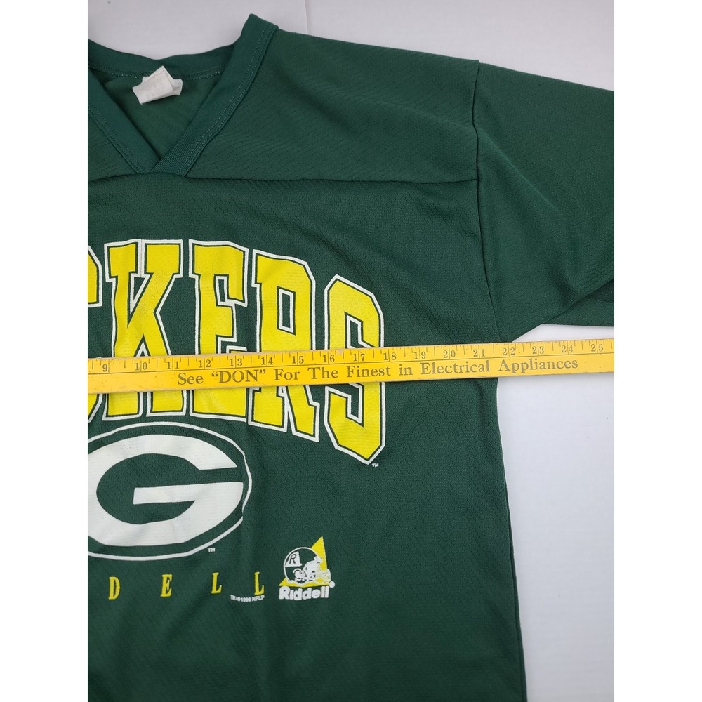 Vintage Green Bay Packers Shirt mens large Spell Out‎ Riddell 1996 NFL NFLP Rare - Picture 6 of 8